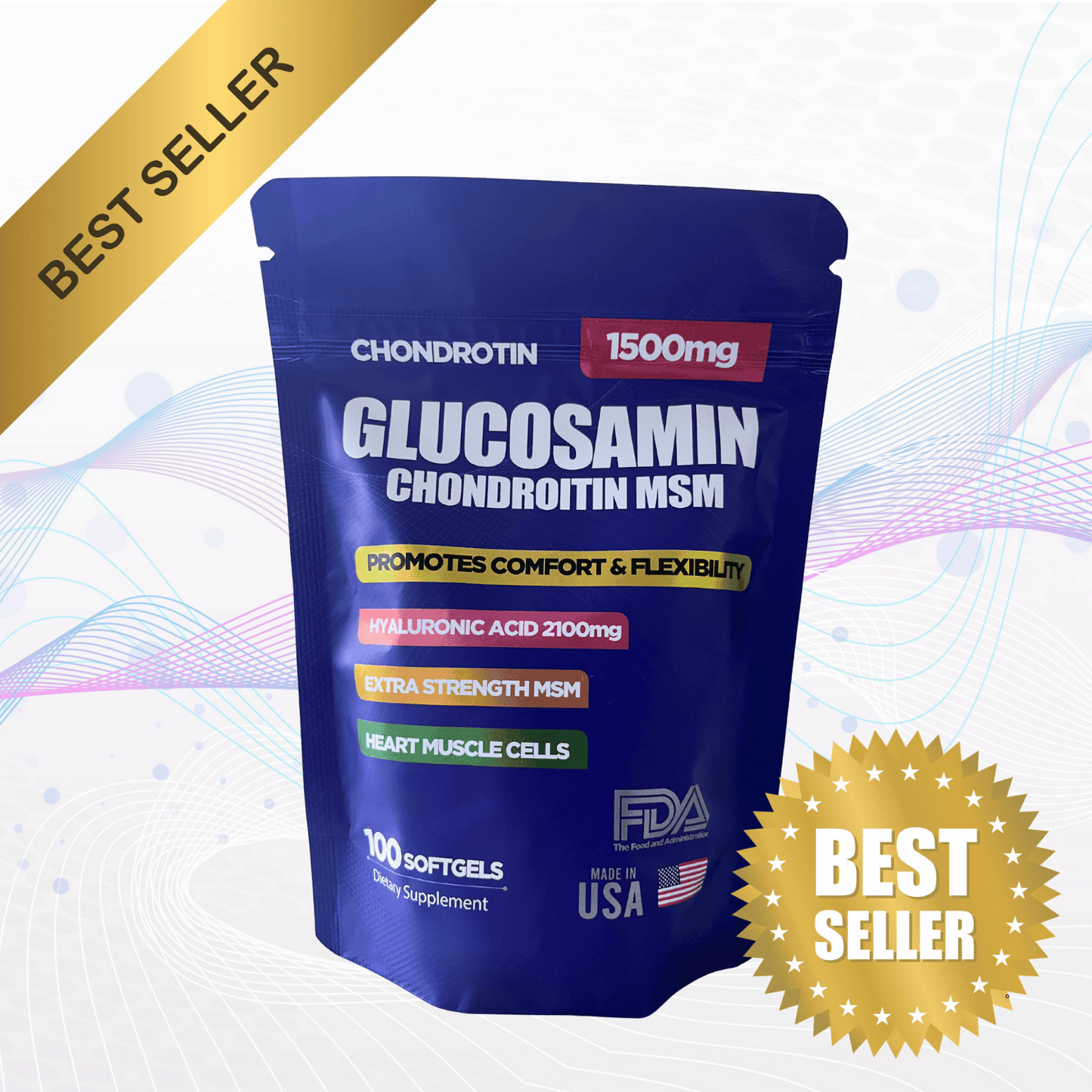GLUCOSAMINA MSM X100 SOFTGELS